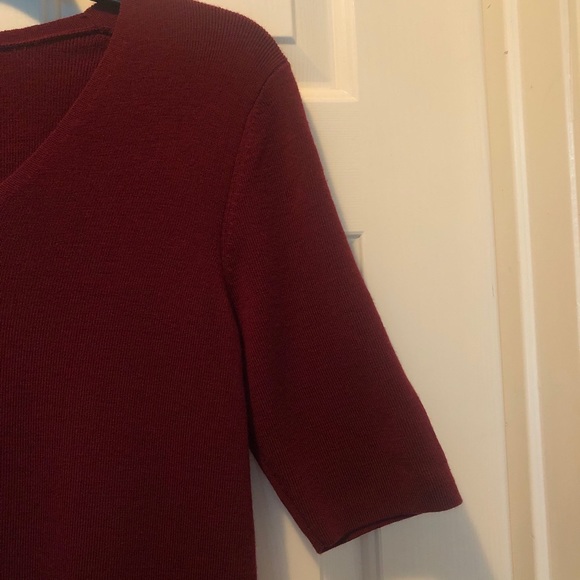 Ann Taylor Wool Peplum Sweater - Picture 5 of 9